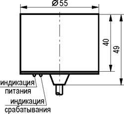 Габариты ISB D10A-31P-R25-LZ